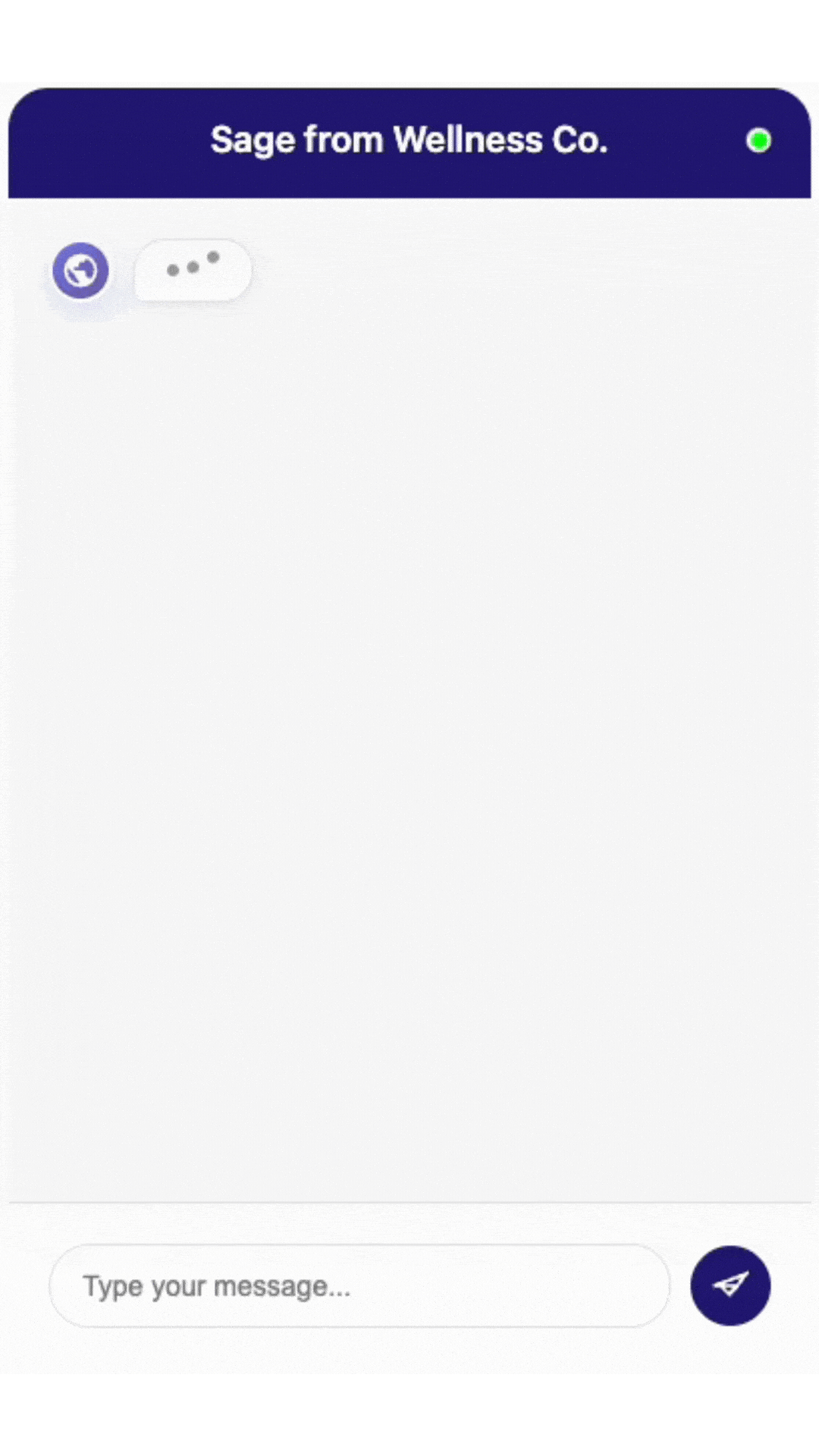 YapChat AI Demo - Live conversation with wellness customer